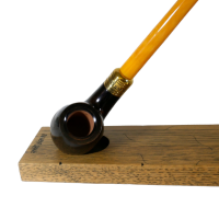 Rattrays The Bagpiper Grey Yellow 9mm Fishtail Pipe (RA1562)